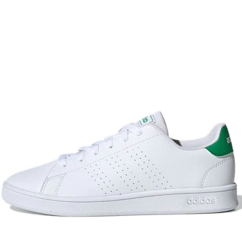 adidas Advantage J 'White Green' EF0213 big kids